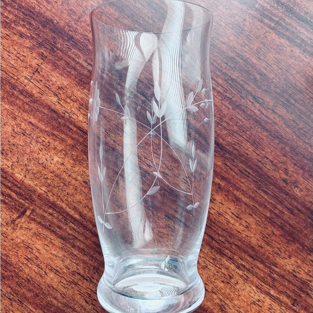 Elegant Princess House large beverage glasses - Set of 4 plus a bonus glass.